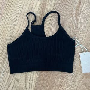 Pop flex ribbed sports bra